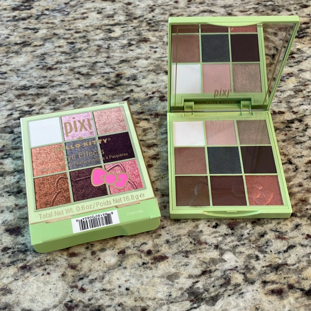 Pixi + Hello Kitty Eye Effects Harmony Hues Eyeshadow Palette 9 Shades Limited